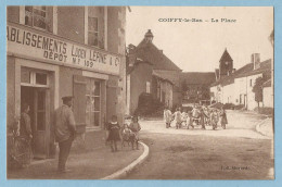 0682  CPA  COIFFY-le-BAS (Haute-Marne)  La Place - ETABLISSEMENTS LUCIEN LEPINE & CIE -  Enfants  +++++++++ - Other & Unclassified