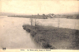 Amay - La Meuse Entre Amay Et Ombret (Legia, Edit Café Oscar Charlier) - Amay