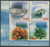 Indonesia:Unused Stamps Serie Dugong, Manatee, Corals, 2005, MNH, Corner - Autres & Non Classés