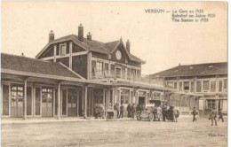 Verdun . La Gare En 1920. - Verdun