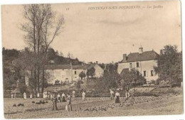 Autres & Non Classés. Fontenay Sous Fouronnes . Les Dames Au Travail Dans Les Jardins De Fontenay Sous Fouronnes. - Autres & Non Classés