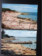 CP 29 Finistère BEG MEIL  En FOUESNANT - LOT 2 CARTES - La Plage De La Cale - La Grande Plage Des Dunes - Beg Meil