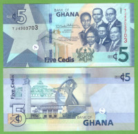 GHANA 5 CEDIS 2019 P-46a UNC - Ghana