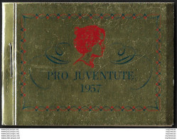 1957 Svizzera Pro Juventute Booklet Gold MNH SBHV N. 6 - Other & Unclassified