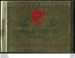 1957 Svizzera Pro Juventute Booklet Gold MNH SBHV N. 6 - Andere & Zonder Classificatie