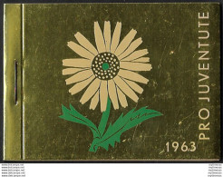 1963 Svizzera Pro Juventute Booklet Gold MNH SBHV N. 12 - Sonstige & Ohne Zuordnung