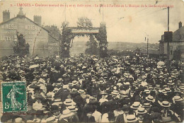 - Haute Vienne -ref-A593- Limoges - Concours Musical 14 Et 15 Août 1910 - Arrivée Musique De La Garde Républicaine - - Limoges