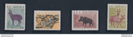 1962 ALBANIA,  Animali, N. 699/702, MNH** - Sonstige & Ohne Zuordnung