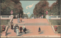 L'Escalier De La Terrasse De L'Orangerie, Le Parc, Saint-Cloud, C.1910 - Lévy CPA LL42 - Saint Cloud