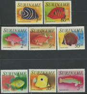 Suriname:Unused Stamps Serie Fishes, 1976, MNH - Fische