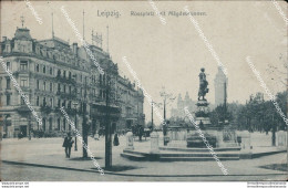 Cf223 Cartolina Leipzig Lipsia Rossaplatz Mit Magdebrunnen Germany Germania - Other & Unclassified