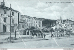 Cf243 Cartolina Postumia Piazza Slovenia - Sonstige & Ohne Zuordnung