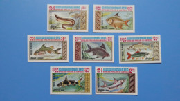 CAMBODGE / CAMBODIA/ The Native Fish Of Kampuchea 1983 ( Imperf ) - Cambogia