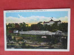 Hotel Ausable Chasm & Fox Farm Exhibit.  Ausable Chasm  New York > Ref 6418 - Other & Unclassified