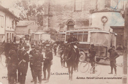 LA GUERRE AUTOBUS PARISIEN SERVANT AU RAVITAILLEMENT - Guerre 1914-18