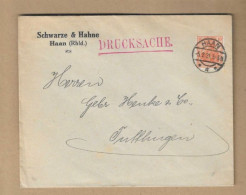 Los Vom 01.06  Briefumschlag Aus Hann Nach Tuttlingen 1921 - Brieven En Documenten