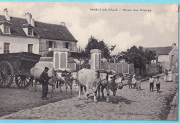 CP MARLY-LA-VILLE Retour Des Champs !  Scène Magnifique Obl 1913 - Marly La Ville