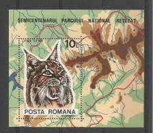 Romania 1985 Lynx S/S Y.T. BF 178  ** - Hojas Bloque