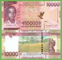 GUINEA 10000 FRANCS 2022 P-49Ac UNC - Guinea