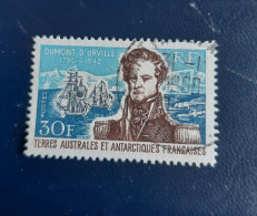 TAAF,1968 30f Dumont D'Urvile Yvert 25 - Used Stamps