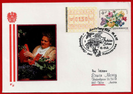 Brief Mit Stempel Briefmarken - Ausstellung - Fuchsien-Schau Pottenbrunn Vom 18.6.1992 - Covers & Documents
