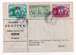Lettre 1955 Paraguay Asuncion Eduardo L. Soutter Zurich Suisse - Paraguay
