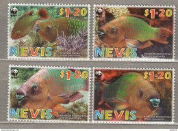 NEVIS 2007 Fishes MNH(**) Mi 2208-2011 #Fauna900 - Fishes