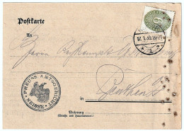 The Office Of The Neisse District Court - Postcard With Seal Of The Prussian District Court Neisse 17.01.1933 - Cartoline