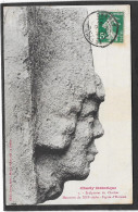 02  CHARLY Historique - Sculpture Du Clocher - Figure D'homme - Autres & Non Classés