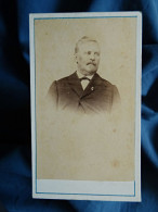 Photo CDV Anonyme  Portrait Homme âgé  CA 1870-75 - L681A - Anciennes (Av. 1900)