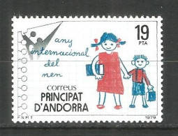Spanish Andorra 1979 , Mint MNH (**) Stamp  - Nuevos