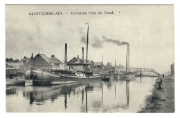 Saint-Ghislain   Verreries Pont Du Canal - Saint-Ghislain