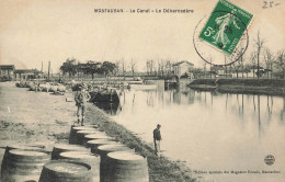 CPA Montauban-Le Canal-Le Débarcadère-Timbre-RARE    L2965 - Montauban