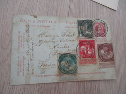 Belgique Belgie Care Postale Bi Lingue Avec Complément D'affranchissement 1910 - Briefkaarten 1909-1934