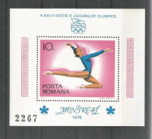 Romania 1976 Ol. Games Montreal S/S Y.T. BF 126 ** - Blocks & Sheetlets