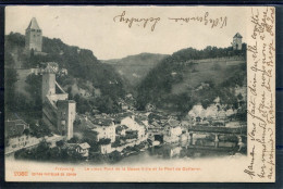 14011 Fribourg - Le Vieux Pont De La Basse Ville Et Le Pont De Gotteron - Other & Unclassified