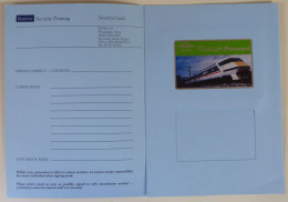 UK - Great Britain - Landis & Gyr - BT - Intercity Train - Bemrose Security - Card Proofs - In Folder - Otros & Sin Clasificación