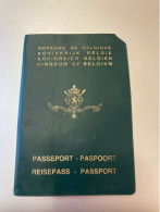 Passport A/photo Belgium 1985 Stamp Thailand Japan Spain Turquie USA Embassy Of India Brussels  - Timbre Waterloo - Documents Historiques