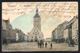 AK Deggendorf, Marktplatz Mit Rathaus  - Deggendorf