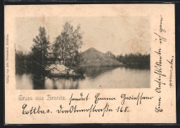 AK Branitz, Schlosspark-Pyramide Und Grabeskreuz  - Other & Unclassified