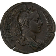 Alexandre Sévère, Sesterce, 222-231, Rome, Bronze, TTB, RIC:616b - Les Sévères (193 à 235)