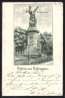 Lithographie Solingen, Ansicht Vom Kriegerdenkmal  - Solingen