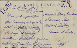 CACHET  AVIATION MILITAIRE Service Postal Parc Maroc  Cpa Marseille   1921 - 1921-1960: Période Moderne