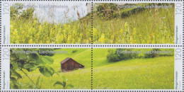 Liechtenstein MiNr. 2131-2134 Panorama: Magerwiesen (Zdr.) - Nuovi