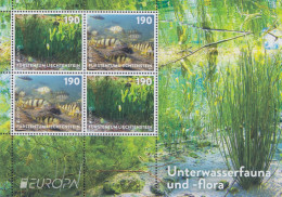 Liechtenstein MiNr. 2124-2125 Europa 2024 Unterwasserfauna Und -flora (Klbg.) - Ungebraucht