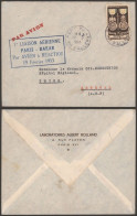 FRANCIA CC PRIMER VUELO POR REACTOR 1953 PARIS A DAKAR SENEGAL - First Flight Covers