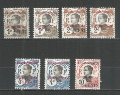 French Indochina 1907 KOUANG-TCHEOU Mint Hinged - Unused Stamps
