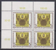 1985 , Mi 1818 **  (1) - 4 Er Block Postfrisch - Weltkongreß Der Int. Vereinigung Für Selbstmordverhütung - Wien - Unused Stamps