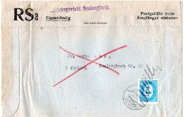 79618 - Österreich - 1948 - Unfrank ZU-OrtsBf (kl Mgl) NEULENGBACH M S1,15 Portomke, Zurueck Als "Verweigert" - Portomarken