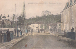 BOURBONNE LES BAINS AVENUE DE LA GARE  COLORISEE - Bourbonne Les Bains